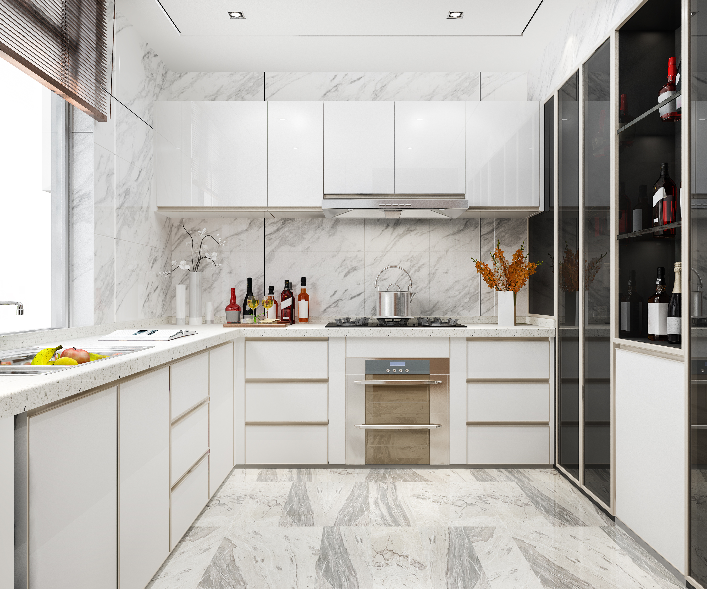 Modern luxury kitchen design